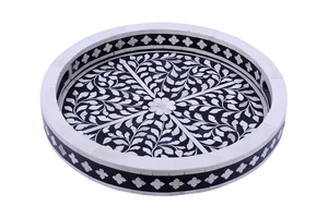 Handmade Bone Inlay Serving Tray Latest Design Customized Size Best Home Restaurant <b>Bar</b> Hotel BY PERFECT ENTERPRISES - Product Image 6