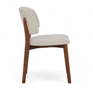 Minimalist Design <b>Dining</b> Chair With Backrest and Teak Wooden Frame Material for Living Room Chair Furniture - Product Image 4