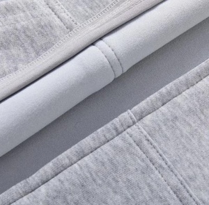 Sweat à capuche unisexe délavé respirant avec fermeture éclair, coupe classique, en molleton bouclette de polyester anti-boulochage, couleur unie - Product Image 4