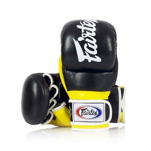 Gants de boxe Fairtex de haute qualité en gros, logo personnalisé, gants de grappling en cuir professionnel, nouveaux gants de boxe MMA demi-doigts - Product Image 1