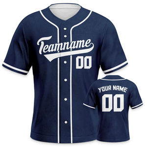 Uniformes de béisbol con impresión personalizada Uniformes de béisbol al por mayor para equipos Camisetas de softbol personalizadas en blanco - Product Image 6