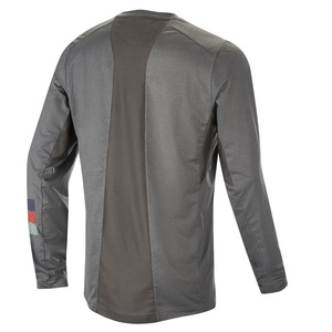Mesh Breathable Long Sleeve Mountain Bike Jersey Downhill Off <b>Road</b> Riding Shirt Customized Sublimation Printing Cycling MTB Top - Product Image 2