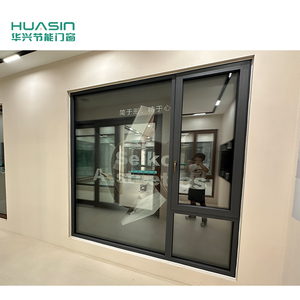 Huasin fabrieks prijs Toronto magazijn 2026 op maat gemaakte moderne buiten draai-kiep ramen van aluminium - Product Image 6