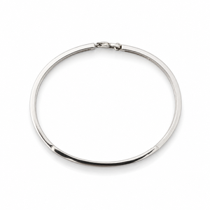 925 Sterling <b>Silver</b> Cubic Zirconia Bracelet High Polish Slim Bar <b>Bangle</b> Minimalist <b>Mens</b> Unisex for Wedding Party Daily Wear Gift - Product Image 3