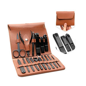 Ensemble de ciseaux à ongles en acier inoxydable durable personnalisé, coupe-ongles, kit de manucure et de pédicure - Product Image 1
