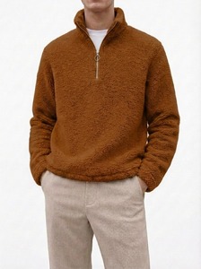 Premium Standard Thickness <b>Men's</b> Hoodie Regular Sleeve Cotton Blend Pullover Custom Logo Bulk Wholesale - Product Image 4