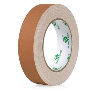 Ruban adhésif gaffer brun mat 1 pouce x 30 yards, non réfléchissant, auto-adhésif, déchirable à la main, pour étiquetage et câbles, sans résidu - Product Image 1