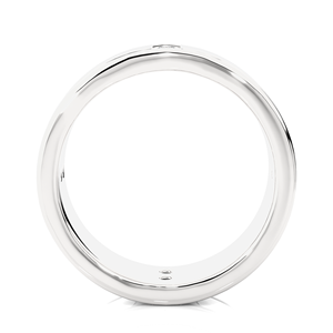 Anillo clásico de oro de 18 quilates con diamantes naturales para hombre, 0,28 quilates, forma redonda, 8 diamantes, joyería de diamantes para compromiso y boda - Product Image 4