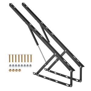 Kit Hardware Fai-da-te Deluxe per Letto a Scomparsa 59x71 con Sistema di Sollevamento Pneumatico per Carico di 70 kg, Sollevatore Verticale per Letto Compatibile con Divano 154 - Product Image 1