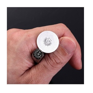 Custom Fashion Logo Charm Making Accessories Hardware Metal Embossed <b>Name</b> Plate - Product Image 2