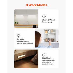 2 Luci LED con Sensore di Movimento, Ricaricabili, per Armadi, Funzionamento a Batteria, con Telecomando e Connessione Wi-Fi - Product Image 4