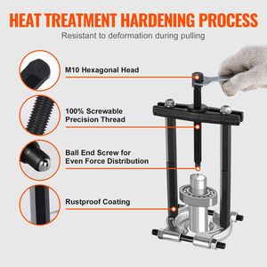 Kit Separatore Cuscinetti da 5 Tonnellate a 14 Pezzi, Estrattori per Ingranaggi e Pignoni con Ganasce da 2 e 3 Pollici per Rimozione Cuscinetti Ruota - Product Image 5