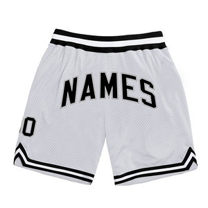 Custom Blue Mesh Basketball Shorts With White Print Men's Sporty Elastic Waist Design - Product Image 6
