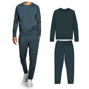 Sweat-shirt à col rond pour homme, couleur turquoise, décontracté, manches longues, en coton, confortable, streetwear, impression numérique - Product Image 3