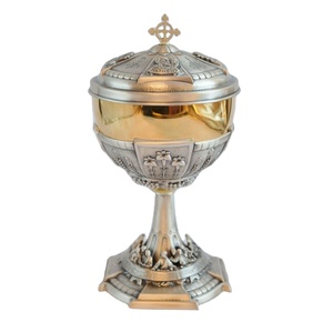 Trending brass church supplies Chalice Color Also Customized With Etching Design Chalice is handmade high-quality - Product Image 1