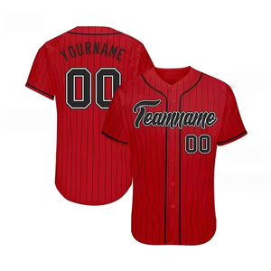 Uniforme de Béisbol Estampado de la Mejor Calidad, Camiseta de Béisbol Americana de Manga Corta para Todos los Equipos, Ropa Deportiva con Logotipo Personalizado, Jersey de Béisbol - Product Image 5
