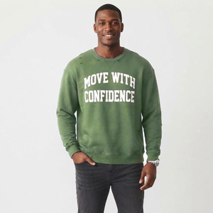 Nouveau style streetwear d'hiver, design personnalisé, unisexe, tissu polaire numérique brodé, sweat-shirts à manches longues unis, personnalisés - Product Image 1