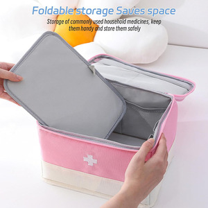 Pochette d'urgence de haute qualité en cuir imperméable et résistant pour équipement de survie et rangement de médicaments, en vente - Product Image 5