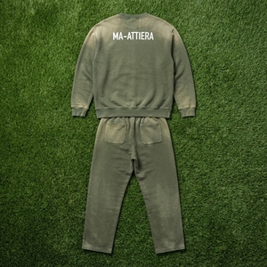 ชุดเซ็ตเสื้อสเวตเชิ้ตคอกลมสีเขียวมะกอกแบบวอชและกางเกงจ็อกเกอร์เข้าชุด สไตล์ลำลองแนวสตรีทแวร์ - Product Image 6
