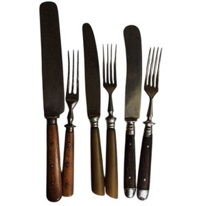 Ensemble de couverts en acier inoxydable de qualité supérieure, manche en bois vintage, parfait pour la vaisselle, l'hôtel, la maison, fourchette, couteau, cuillère - Product Image 6