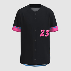 Fabricante profesional de camisetas de béisbol con botones, ropa deportiva personalizada, camiseta de béisbol para clubes, escuelas y universidades. - Product Image 1