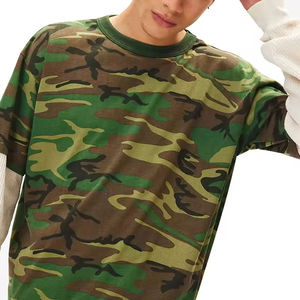 Camiseta de Manga Larga con Camuflaje Personalizada para Hombre, Camiseta de Doble Capa con Camuflaje, Ropa Urbana, Camisetas Personalizadas - Product Image 3
