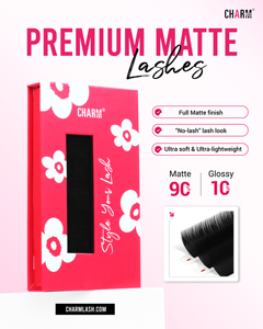 ขนตาปลอม Charmlash ขายส่งแบบถาด ขนตาแบบกำมะหยี่ แบรนด์ส่วนตัว ขนตามิงค์สั่งทำได้ ขนตาแบบต่างๆ หลายแบบ หลายความโค้ง สีดำเข้ม หนาแน่นพิเศษ - Product Image 4
