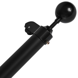 Kit Asta Portabandiera Sezionale in Lega di Alluminio Rinforzata da 7,6 m (25FT) con 3 Modalità di Visualizzazione, per Bandiere 3x5 da Esterno, Giardino e Prato - Product Image 3