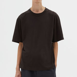 Camiseta Oversize de Alta Calidad, Estilo Urbano, Algodón Pesado para Fitness, Personalizable para Hombre, Venta al por Mayor, OEM Personalizado - Product Image 1