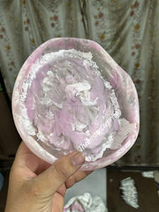 Cuenco giratorio de resina moderno seguro para alimentos al por mayor personalizado de forma ovalada para líquido caliente y frío, resina, resina polivinílica, cuenco de resina epoxi - Product Image 5