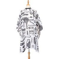 Cape de coiffure professionnelle imperméable en polyester pour salon de coiffure, pour coiffeurs adultes et enfants