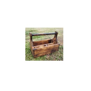 Handmade Wooden <b>Caddy</b> Decorative Storage for Farmhouse Home <b>Kitchen</b> Coffee Bar Bathroom Counter Everyday Organization - Product Image 4