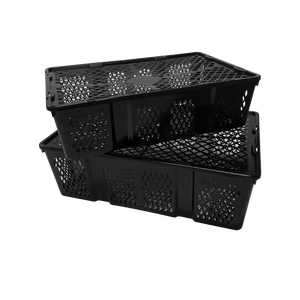 Ventilated PP <b>Plastic</b> Longan Harvest <b>Crate</b> Stackable Agricultural Fruit Storage Basket - Product Image 5