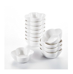Mini Tazas de Porcelana para Salsas Blossom – Juego de Cuencos Apilables Blancos para Degustación de Tapas y Aperitivos, Ideal para Cocina y Catering - Product Image 2