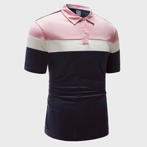 Polos pour hommes de qualité supérieure, élégants, best-sellers, en jersey de coton décontracté, grandes tailles, couleurs contrastées au Pakistan - Product Image 5