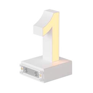 Magnetisch LED-licht Nummer (1) D0100XU8RX7 D01027HG0V7 3000K Stijlvolle decoratieve verlichting - Product Image 1