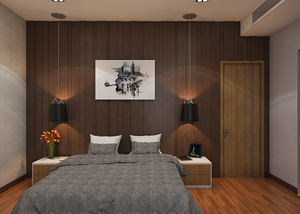 Puerta Principal Moderna y Sostenible, Modelo 3D, Impermeable, Ecológica, Estructura de MDF, Película de PVC, Retención de Color Perfecta, para Dormitorio o Apartamento - Product Image 6