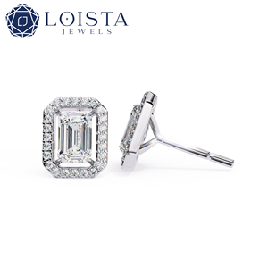 Boucles d'oreilles en diamant cultivé en laboratoire certifié IGI Gia Betterstar HPHT CVD, boucles d'oreilles en or 14k 18k, bijoux en diamant cultivé en laboratoire - Product Image 1
