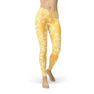 Leggings sublimés décontractés respirants taille haute pour femmes en gros - Product Image 1