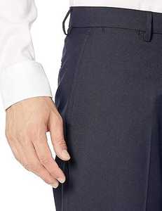 Nuevos Pantalones de Vestir a Rayas para Hombre, Corte Slim Fit, Formales de Negocios, Casuales de Oficina, Diseño Elegante y Moderno, OEM ODM - Product Image 4