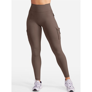Sporty Look Legging For Women's High Waist Scrunch Butt Lift Workout <b>Tights</b> Seamless Anti Shrink Comfort <b>Tights</b> OEM Service - Product Image 3