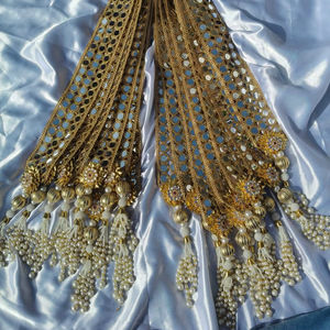 Mala de boda artesanal para invitados, guirnalda de dioses, mala de espejos, mala de flores, mala de diadema, mala de regalo, mala barata. - Product Image 1