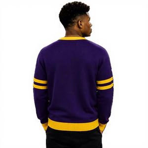 Custom sorority <b>cardigans</b> acrylic knitted KSU university women's sweaters V-neck Greek logo college varsity <b>cardigan</b> - Product Image 2