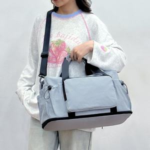 Expandable Waterproof Travel Duffle Bag Large Capacity Weekender Tote With Wet Dry Separation And <b>Luggage</b> <b>Strap</b> - Product Image 4
