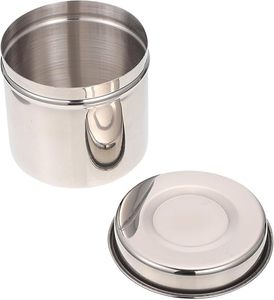 Tambour de rangement manuel en acier inoxydable pour gaze chirurgicale et pansements cliniques, pour hôpitaux, USI et premiers secours - Product Image 1