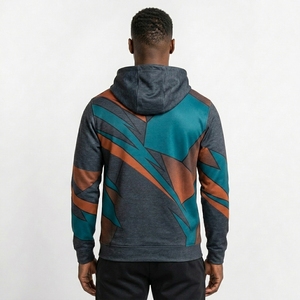 Sweat à capuche personnalisé pour homme, sublimation, streetwear moderne, conçu avec un tissu léger, impression intégrale. - Product Image 2