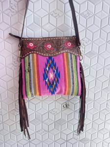 Couverture de selle aztèque péage à la main sculpture frange fronde bohème aztèque sacs en tissu Collection élégante sacs de vente chaude pour les femmes - Product Image 4