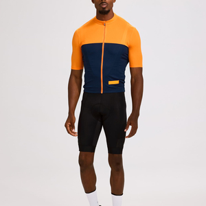 Camiseta de Ciclismo Transpirable para Hombre con Cremallera Completa, Bolsillos Traseros, Diseño Reflectante, Ropa de Ciclismo de Alta Visibilidad, Equipamiento Deportivo - Product Image 6