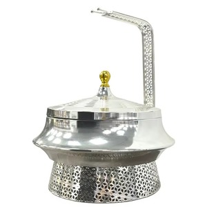 Plat à chafing en acier inoxydable Royal Design pour buffet de mariage de luxe, finition miroir premium - Product Image 4