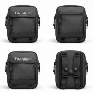 Premium Utility Organizer Waist <b>Pouch</b> <b>Water</b> Resistant Multi Storage Bag Shoulder Strap Durable Nylon/Polyester Construction - Product Image 3